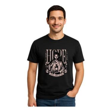 Imagem de Camiseta Masculina Algodão Fé Religião Gospel Cristã Oferta - Evangéli