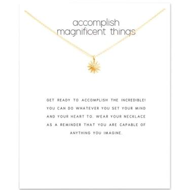 Imagem de Colar de pérolas da amizade, elefante da sorte, estrela de pérola, pingente de círculo para mulheres, cartão de presente, Small, Metal, Sem Pedra Preciosa