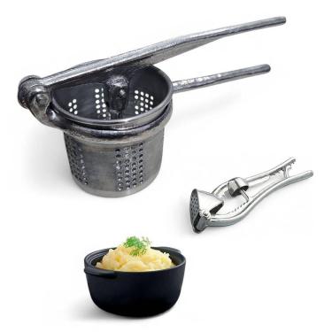 Imagem de Kit Espremedor De Alho E Espremedor De Batata Alumínio