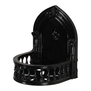 Imagem de ZGUZMCMK Suporte de parede para câmera de, suporte universal para uso interno em casa, prateleira flutuante adesiva para porta, escritório e hotel, Preto