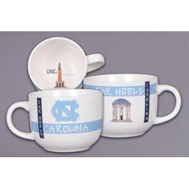 Imagem de Magnolia Lane Caneca de sopa da Universidade da Carolina do Norte, copos e utensílios para bebidas, padrão, 20875