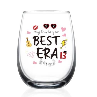 Imagem de HAYOOU May This Be Your Best Era, Merch Gifts, Music Lovers Gift for Women Friendship, presente de aniversário para meninas, presentes para fãs, mercadoria, taça de vinho