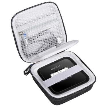 Imagem de Estojo de viagem para NETGEAR Nighthawk M6 Pro MR6150 6500/ M5 5G MR5200 5100/ M1 M2 MR2100 MR1100 Mobile Hotspot com roteador móvel WiFi 6 Nighthawk (apenas capa) (preto)
