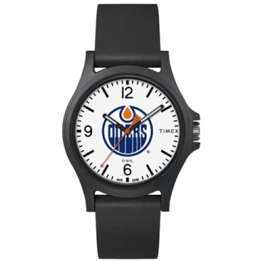 Imagem de Timex Relógio masculino Arena 40 mm - Edmonton Oilers, Preto