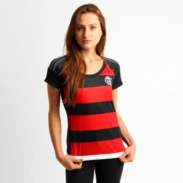 Imagem de Camisa Feminina Adidas Flamengo I 15/16 s/n°-Feminino