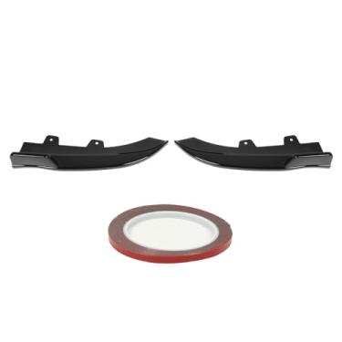 Imagem de Amortecedor Traseiro Lateral Lábio Difusor Preto Brilhante Amortecedor Traseiro Saia Extensões Spoiler Corpo Kit para 4 Séries G22 G23 M Esporte
