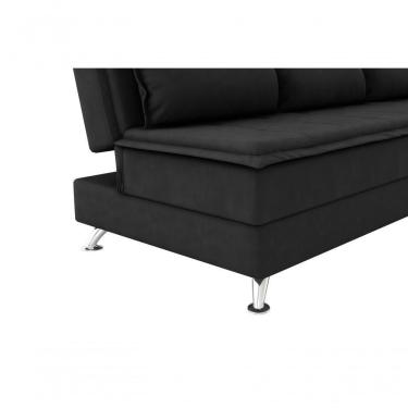Imagem de Sofá Cama Casal Luma 1,90m Preto - Xflex Sofás