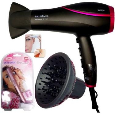 Imagem de Secador De Cabelo Britania 2100w Profissional Ion Quente Frio Bs22 Dif