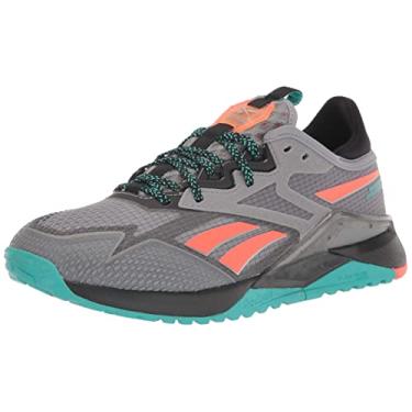 Imagem de Reebok Tênis masculino Nano X2 Tr Adventure Cross Trainer, Cinza puro/preto/azul-petróleo clássico, 9.5