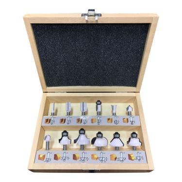 Imagem de Jogo De Fresas Para Tupia Haste 1-4 12 Peças Makita D-53584