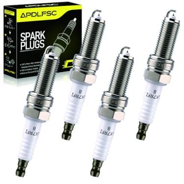 Imagem de APDLFSC Pacote com 4 velas de ignição Iridium 93175 LKR7DIX-11S compatíveis com Honda CR-V/Civic/Accord, Hyundai Elantra/GT/Tucson/Sonata, Kia Soul/Sorento/Optima/Forte/Sportage, L4 2.0/2.4L
