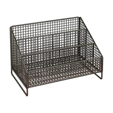 Imagem de YWJLQH Suporte para CDs, acessório para organização de CDs, suporte para discos compactos, organizador de mídia versátil e elegante para mesa ou, Preto