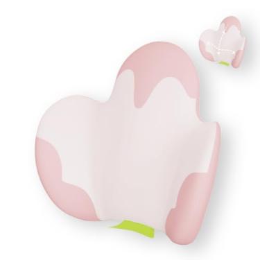 Imagem de Almofada de suporte lombar para carro, suporte para cadeira de escritório com espuma de memória, suporte para alívio da dor lombar, almofada ergonômica para cadeira de mesa, sofá, cama, assento de