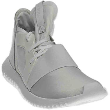 Imagem de adidas Originals Tênis feminino Tubular Defiant W Fashion, Núcleo Branco/Núcleo Branco/Preto, 5.5