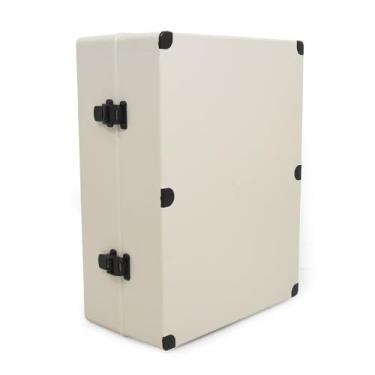 Imagem de Caixa Painel Elétrico Quadro Comando Plastico 50X38X20Cm Cinza Tampa Cinza IP66