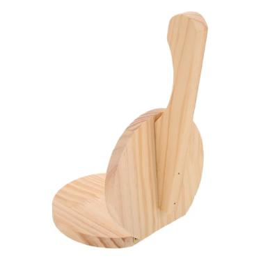 Imagem de VERDANVERSE Prensa de pele de bolinho de massa prensa de tortilha de madeira, cabo ergonômico, ferramenta de cozinha multiuso