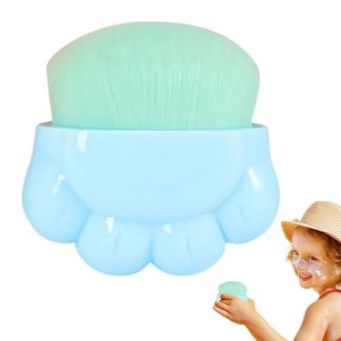 Imagem de Aplicador de protetor solar para crianças, escova compacta de protetor solar, aplicador de loção bronzeadora portátil, aplicador de protetor solar ergonômico, escova de creme solar para crianças