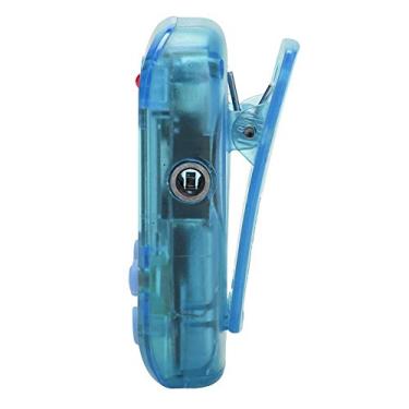 Imagem de Matybobe Saída de fone de ouvido mini digital M50 Metrônomo de canal duplo para guitarristas (azul)