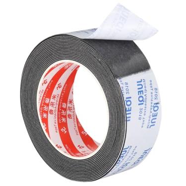 Imagem de Fita de espuma de vedação de 5 m, fita de vedação de 40 mm de largura, 1 mm de espessura, tira de vedação de móveis, para isolamento de tubos de janela, preta