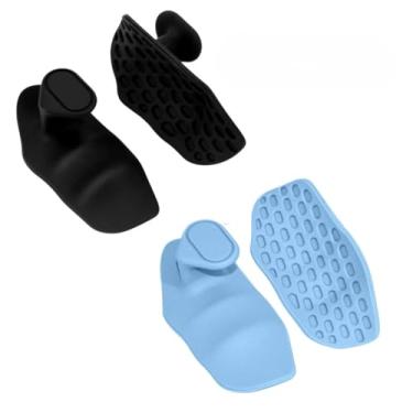 Imagem de Luva para Musculação Treino Grip Protetor de Mão Cross Fit Antiderrapante Halteres e Barras(Preto + Azul)