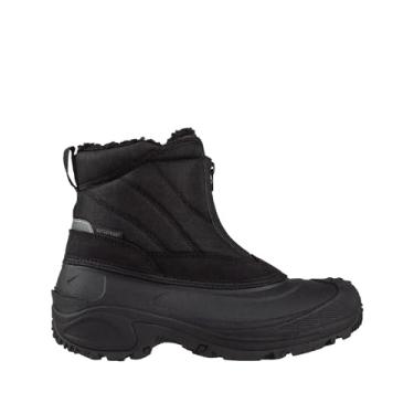 Imagem de Ice Fields Dale 3 Botas de inverno masculinas de neve, quentes, isoladas, à prova d'água, zíper frontal, Preto, 41