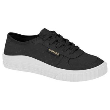 Imagem de Tênis Casual Feminino Nobuck Preto Moleca 5745.112-Feminino