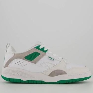 Imagem de Tênis Fila Corda BR Branco e Cinza-Masculino