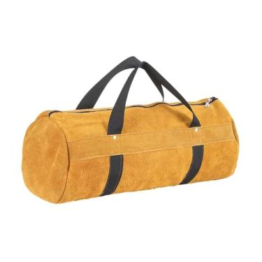 Imagem de Bothyi Bolsa organizadora de ferramentas de eletricista, material de limpeza e transporte de ferramentas para manutenção, ideal para construção civil, L Yellow