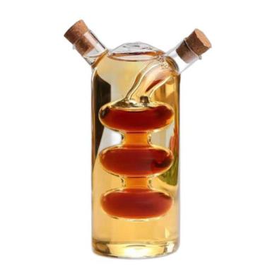 Imagem de Porta Azeite E Vinagre 2 Em 1 Galheteiro De Vidro 70/320ml - sem marca