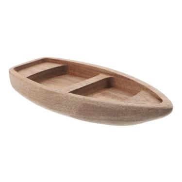 Imagem de Ciieeo Modelo de barco a remo de madeira para meninos e meninas, projeto de decoração de mesa náutica para decoração de escritório em casa, arte e colecionadores