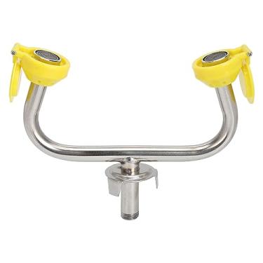 Imagem de Asixxsix Estação portátil de lavagem ocular de primeiros socorros, estação de lavagem ocular com jato aerado, lava-olhos de emergência para montagem na parede