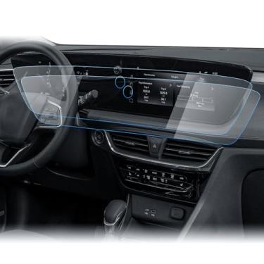 Imagem de LANTU 2 peças protetoras de tela de carro para Buick Encore GX/2024-2026 Envista 2024-2026 (preferencial/Sport Touring/Avenir) acessórios Nano protetor de tela HD transparente 11 polegadas Navi +
