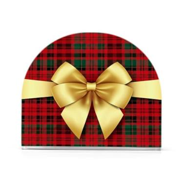 Imagem de Wassud Porta-guardanapos de acrílico xadrez de gravata borboleta, dispensador de guardanapo de papel moderno em forma de U para mesa, cozinha, sala de jantar, bancada 1 peça (comporta 50-60