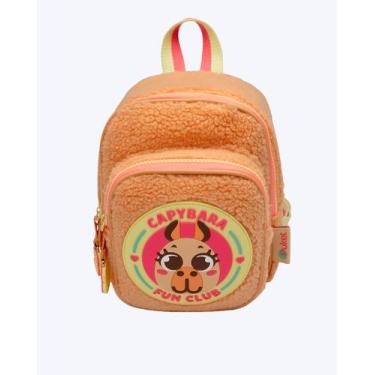 Imagem de Mini Mochila Capivara Puket 050404266, LARANJA NEON, UN