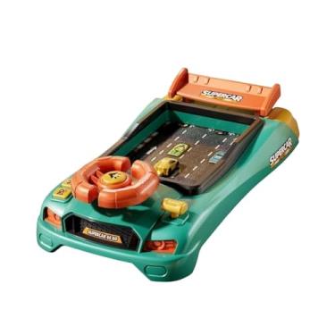 Imagem de menolana Simulador de direção com volante, brinquedo educativo com sons, simulador de direção para crianças, presente de aniversário para meninos, Versão Racing Verde