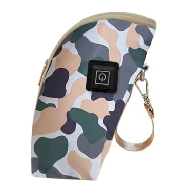 Imagem de Esquirla Bolsa Aquecedora de Mamadeiras Infantil Portátil com Fecho de Zíper, Capa Térmica para Conservar Leite Materno, Temperatura Ajustável, Style D