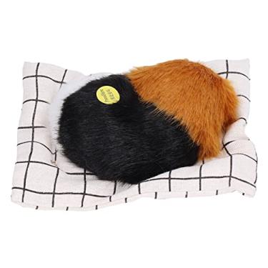 Imagem de Generic Brinquedo de Cachorro Dormindo, Ornamentos Decorativos de Pelúcia Realistas para Carro, Quarto, Escritório, Presente para Crianças, Boneca de Cachorro de Simulação para Crianças (Migru)