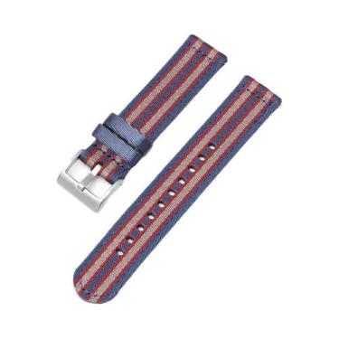 Imagem de Pulseira De Relógio Unissex De Liberação Rápida Em Nylon Macio 18mm 20