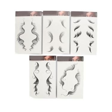 Imagem de Ainoli adesivos de cabelo de bebê reutilizáveis, à prova d'água, bordas invisíveis, listrados, adesivos falsos para salão de beleza, penteado diy