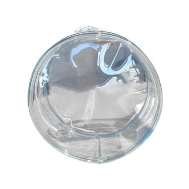 Imagem de Bolsa transparente para exibição de figuras Bolsa de armazenamento de bonecas de pelúcia Fecho de zíper portátil Estojo para exibição de figuras para, Azul