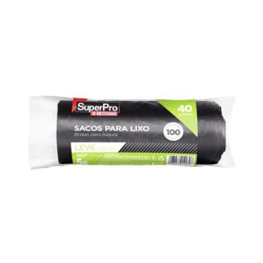 Imagem de Saco P/ Lixo 40L Preto c/100 unidades Bettanin