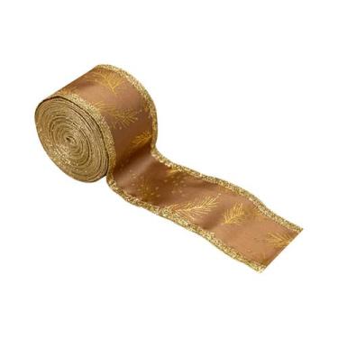 Imagem de Fita Decorativa Vintage Com Acabamento Dourado Para Artesanato DIY, De