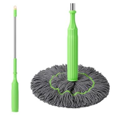 Imagem de Esfregão Mop Giratório Sistema De Desidratação Ideal Para Piso E Azulejo(3 unidades)