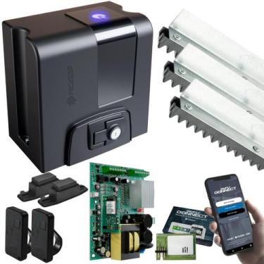 Imagem de Kit Motor Atto Nitro Wifi 3m Cremalheira Dz 400kg App Celular Rossi