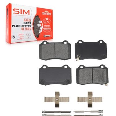 Imagem de Pastilhas de freio a disco traseiro SIM-1428 para Tesla S Hyundai Genesis Coupe