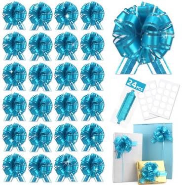 Imagem de Arcos de laço de presente para presente deformação de Natal arco de urdidura festa aniversário casamento laços de organza bicicletas caixas de aniversário decorações de flores dia dos namorados