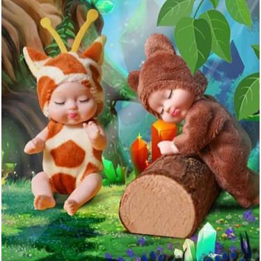 Imagem de Mini Bonecas Reborn- Kit Com 1 Mini Boneca Sortida 11cm - Doll Lovely