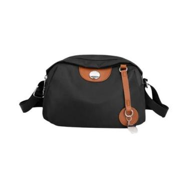 Imagem de Bolsa Transversal Feminina Impermeável De Nylon, Moda, Cor Sólida, Bol