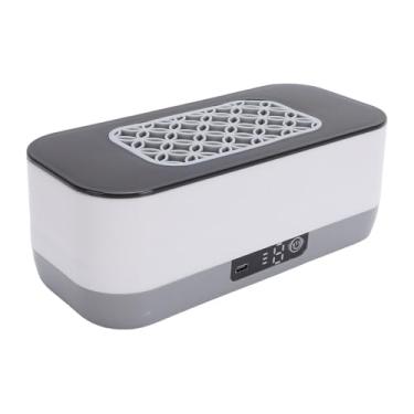 Imagem de Brrnoo Limpador de Joias, Máquina de Limpeza Elétrica Profissional Multifuncional e Eficiente Com 3 Níveis de Vibração para Anéis, óculos, Pincéis de Maquiagem