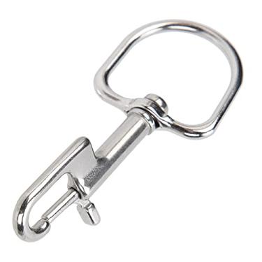 Imagem de Generic Clipes de Pressão de Parafuso de Olho Forte de Aço Inoxidável para Mergulho Subaquático, Rotação 360, 1 Peça para Trela de Remo de Barco de Caiaque (110 mm)
